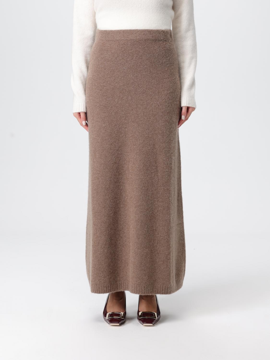Max Mara Skirt Woman Grey MAX MARA