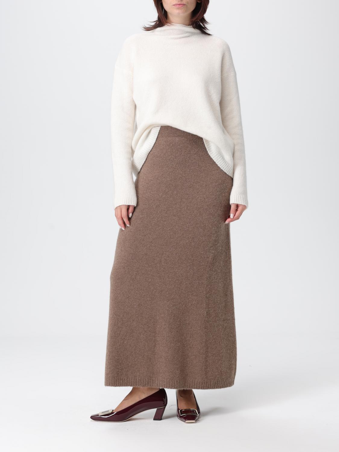 Max Mara Skirt Woman Grey MAX MARA