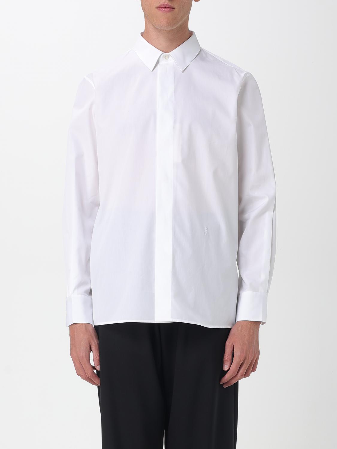 Saint Laurent Shirt Men White SAINT LAURENT