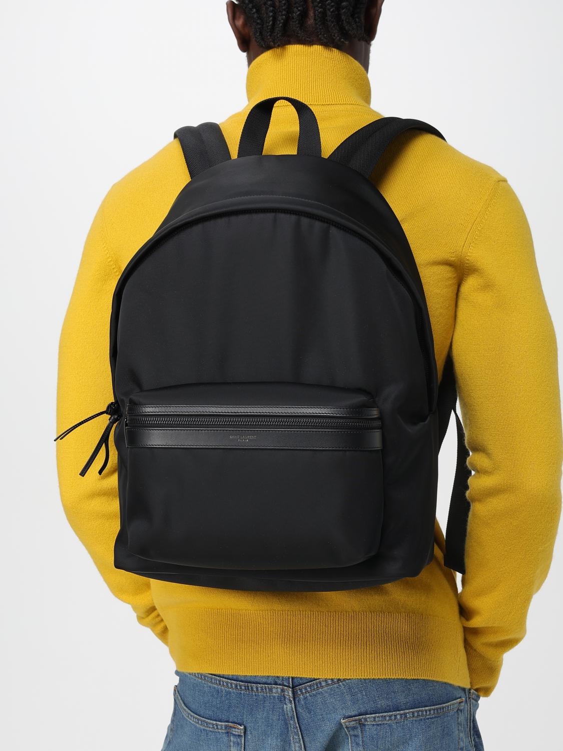 Saint Laurent Backpack Men Black SAINT LAURENT
