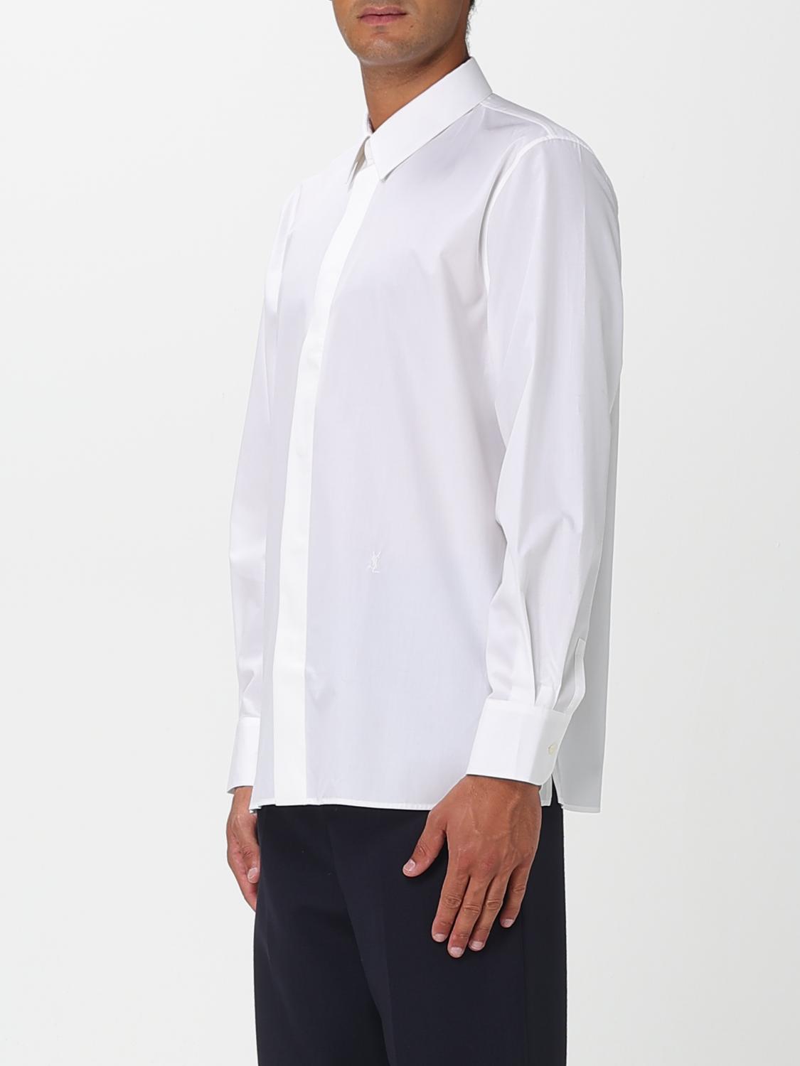 Saint Laurent Shirt Men White SAINT LAURENT