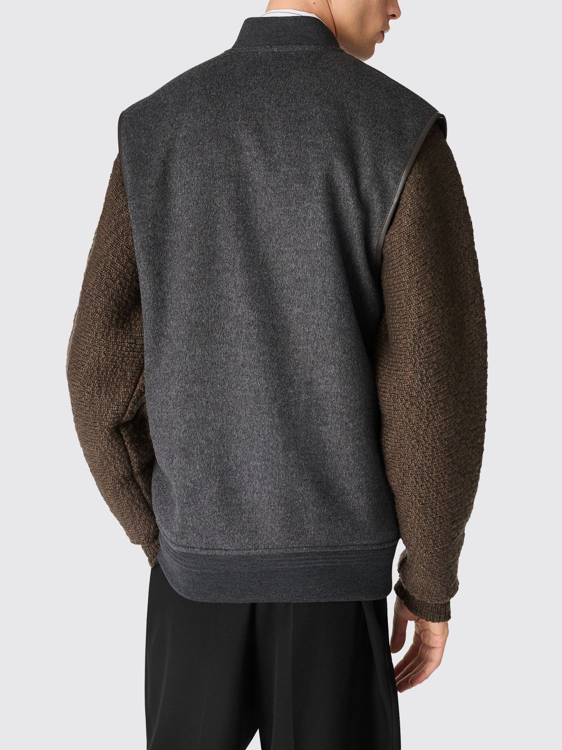 Bottega Veneta Blazer Men Grey BOTTEGA VENETA