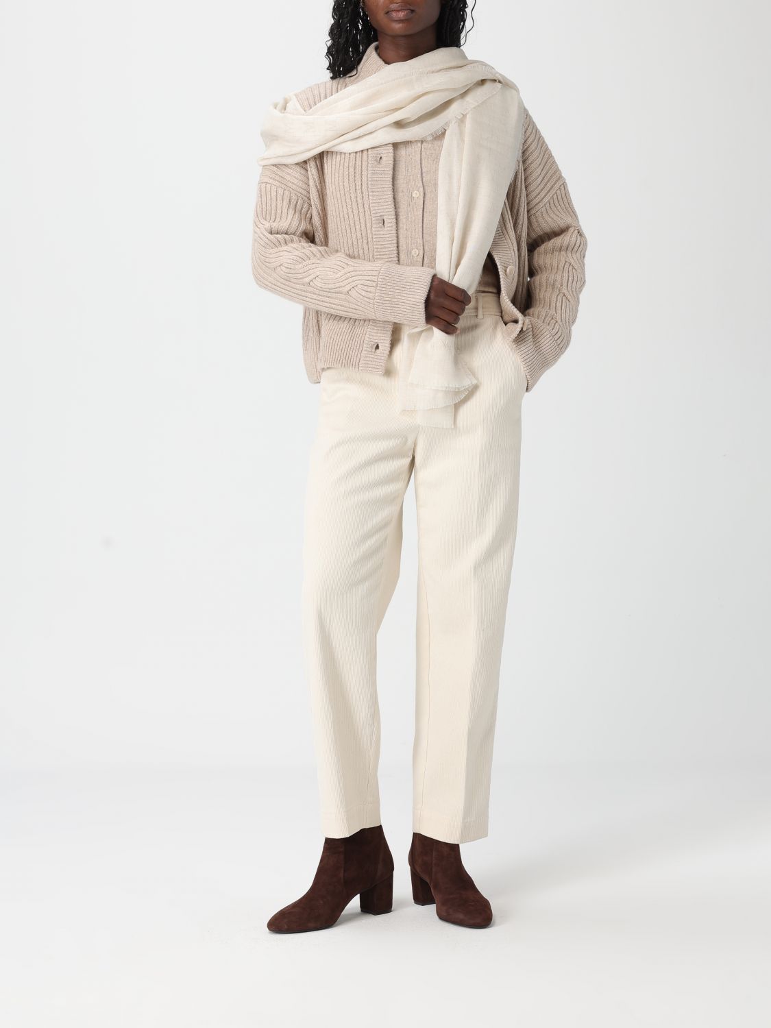 Max Mara Polo Shirt Woman Beige MAX MARA