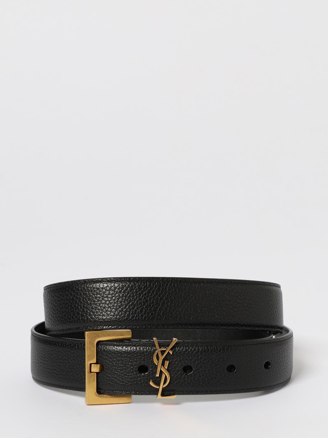 Saint Laurent Belt Men Black