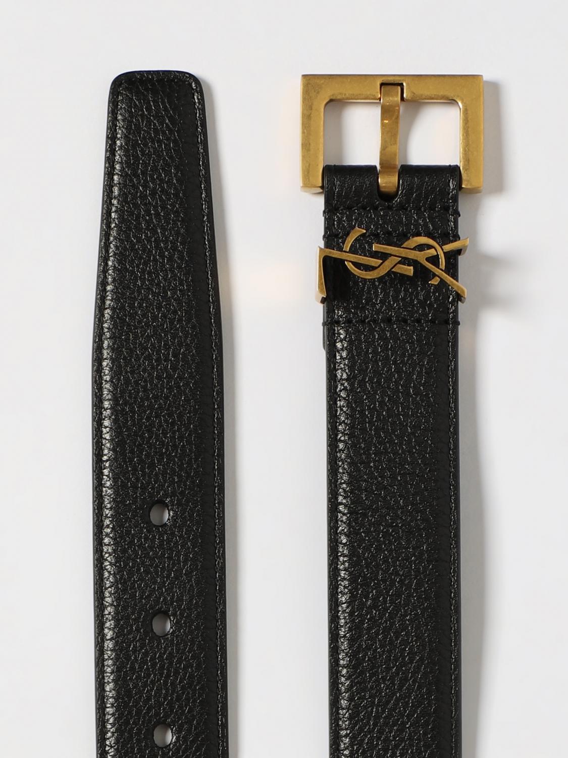 Saint Laurent Belt Men Black
