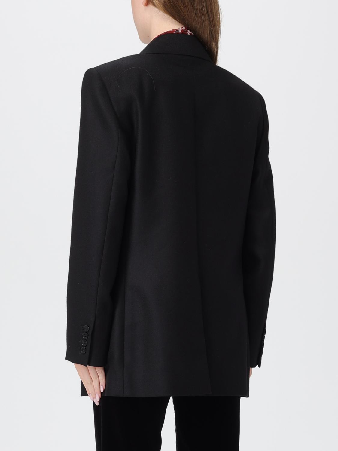 Saint Laurent Jacket Woman Black SAINT LAURENT