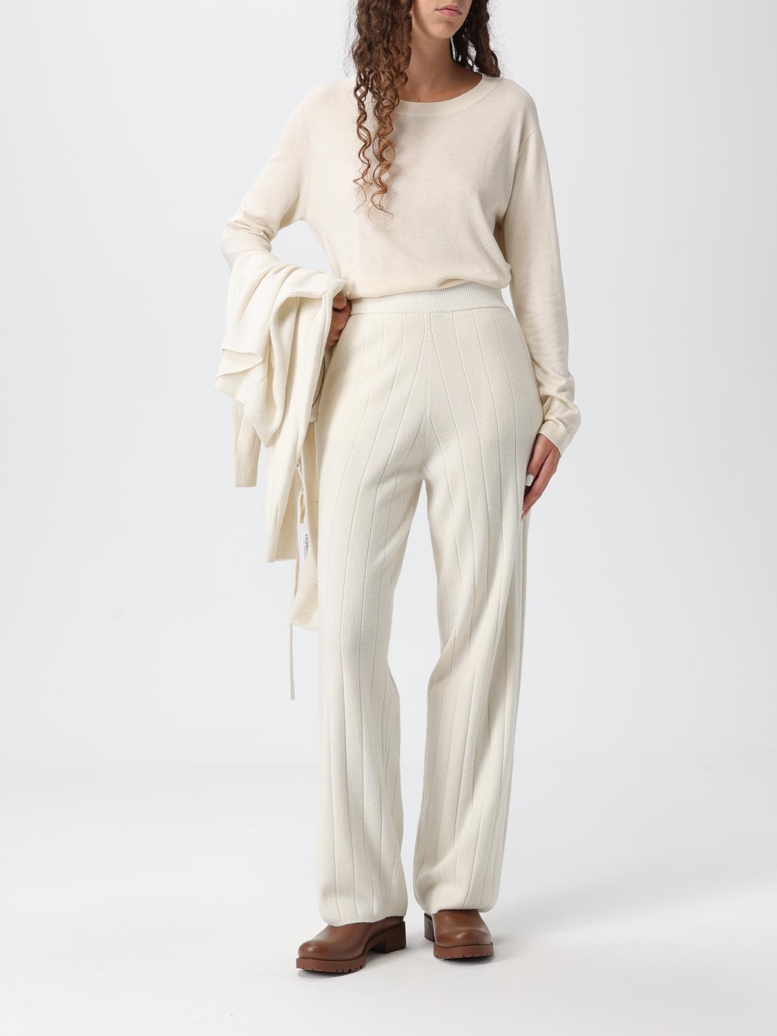 Max Mara Pants Woman White MAX MARA