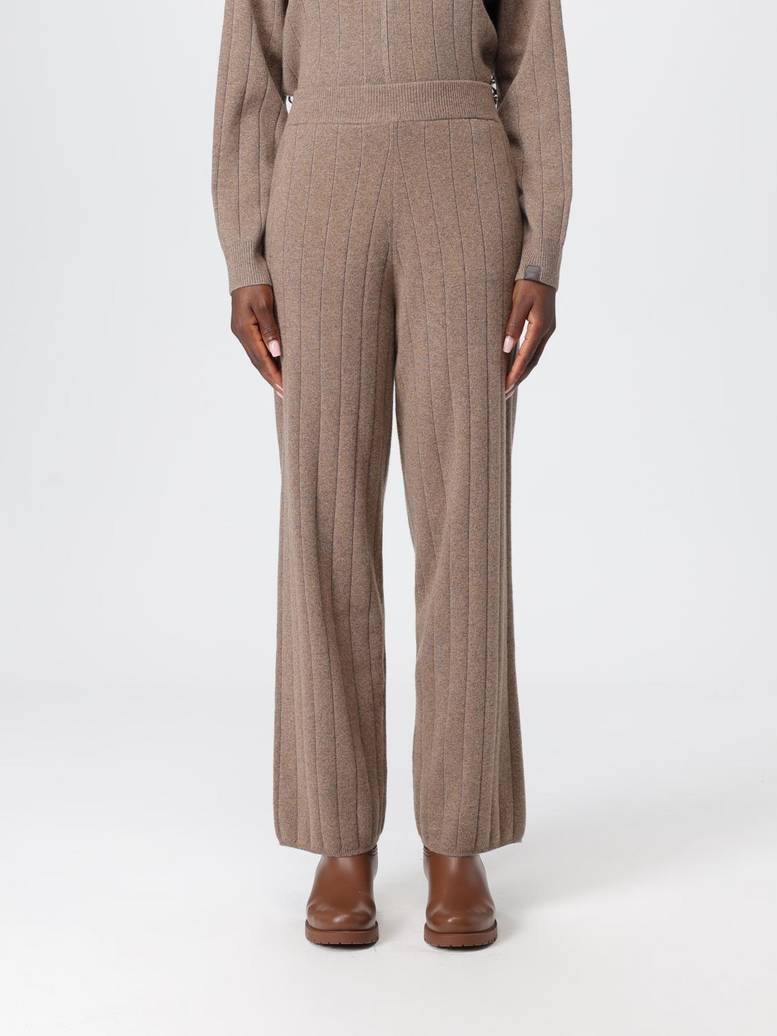 Max Mara Pants Woman Beige MAX MARA