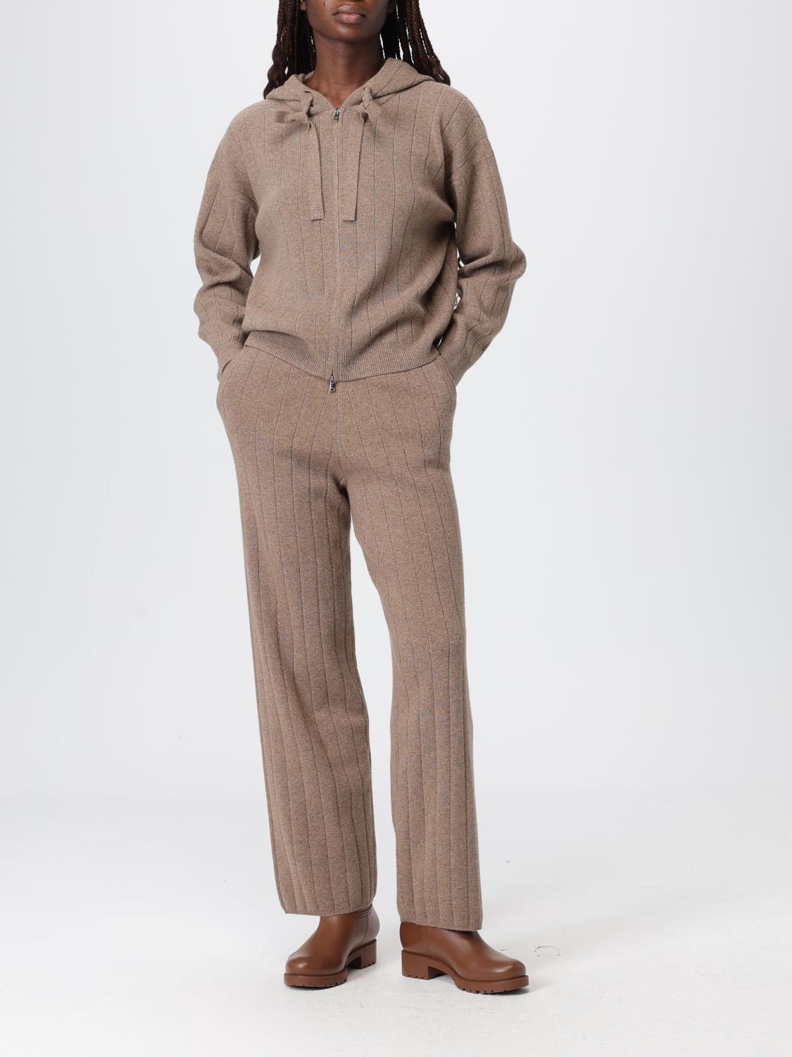 Max Mara Pants Woman Beige MAX MARA