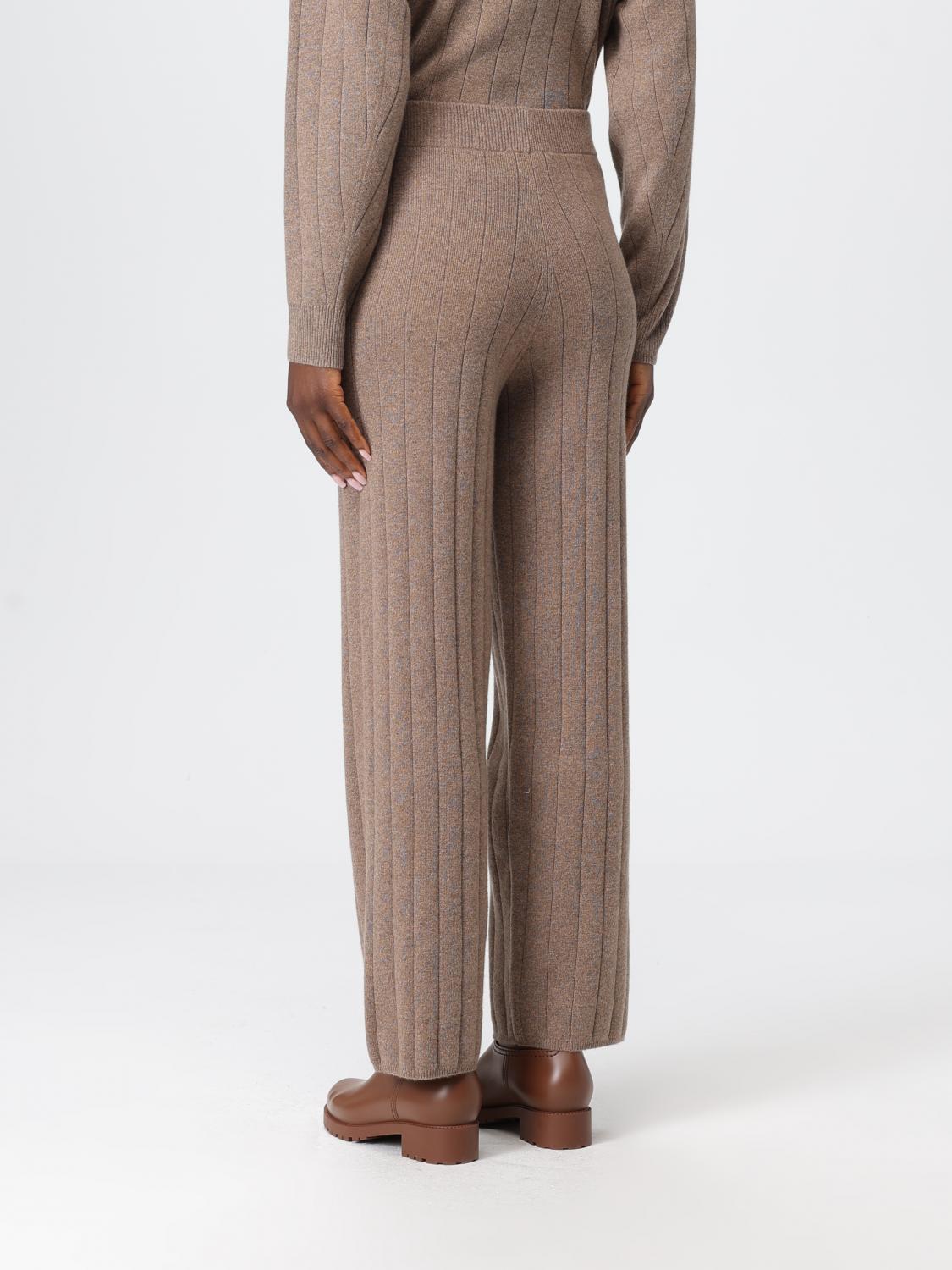 Max Mara Pants Woman Beige MAX MARA