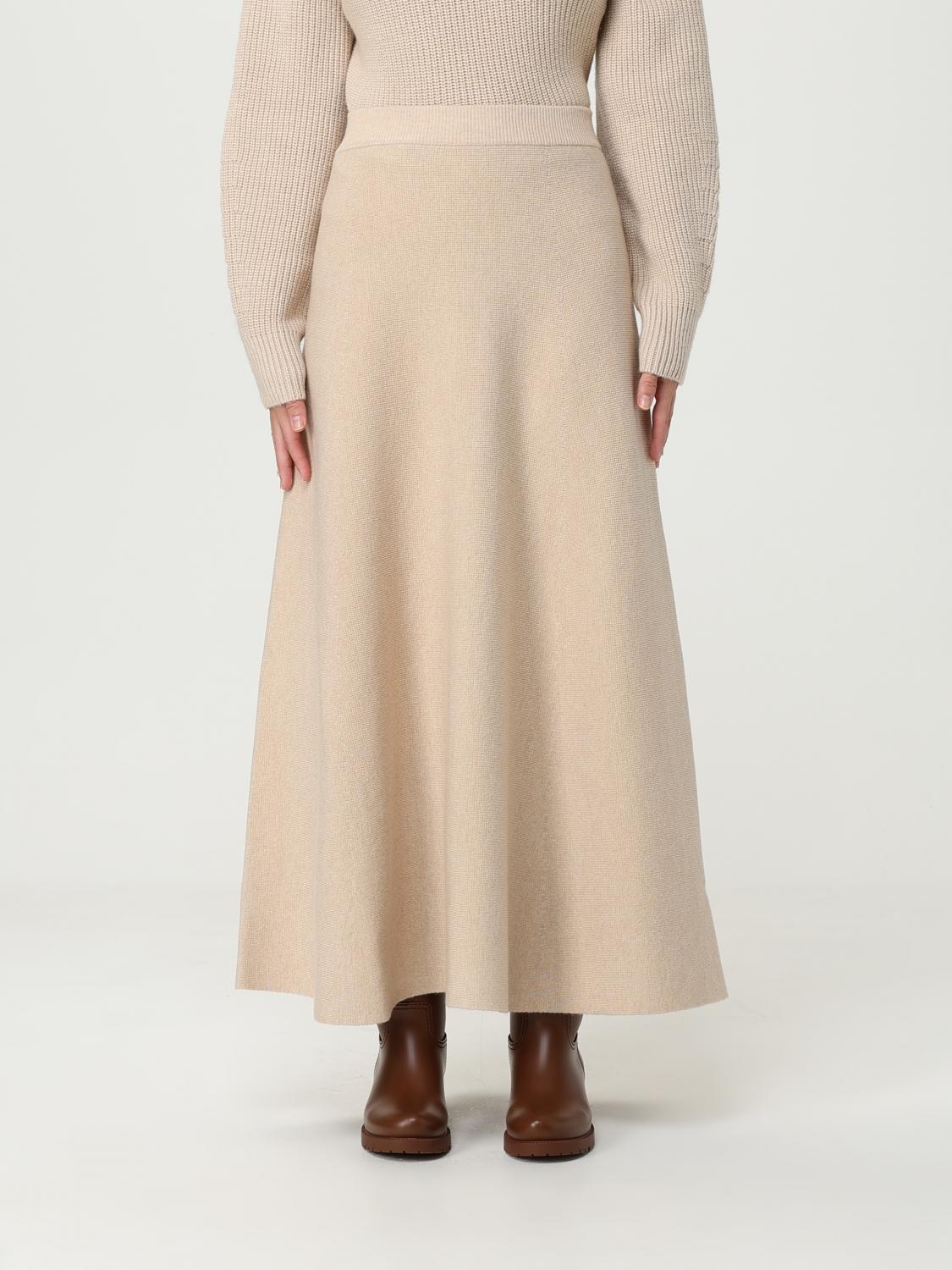 Max Mara Skirt Woman Beige MAX MARA