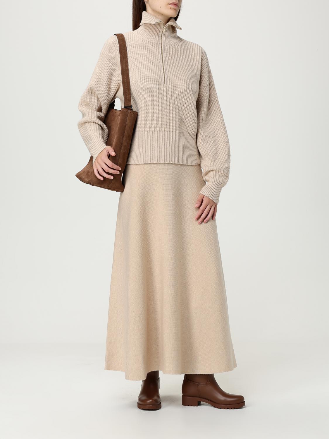 Max Mara Skirt Woman Beige MAX MARA