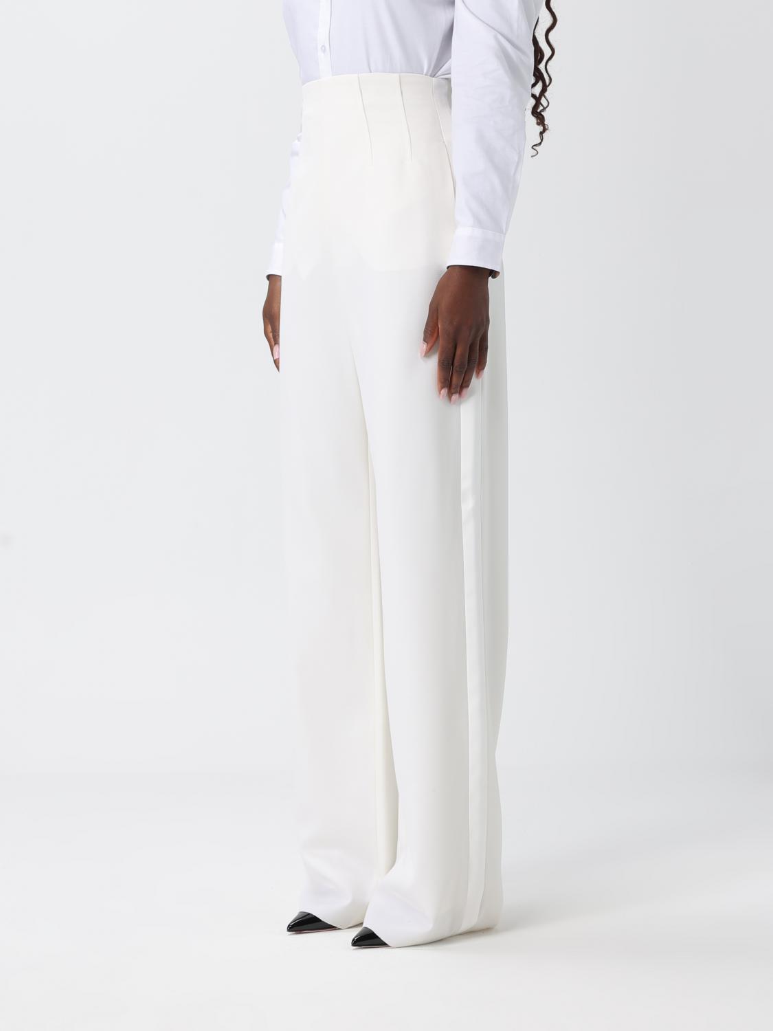 Max Mara Pants Woman White MAX MARA