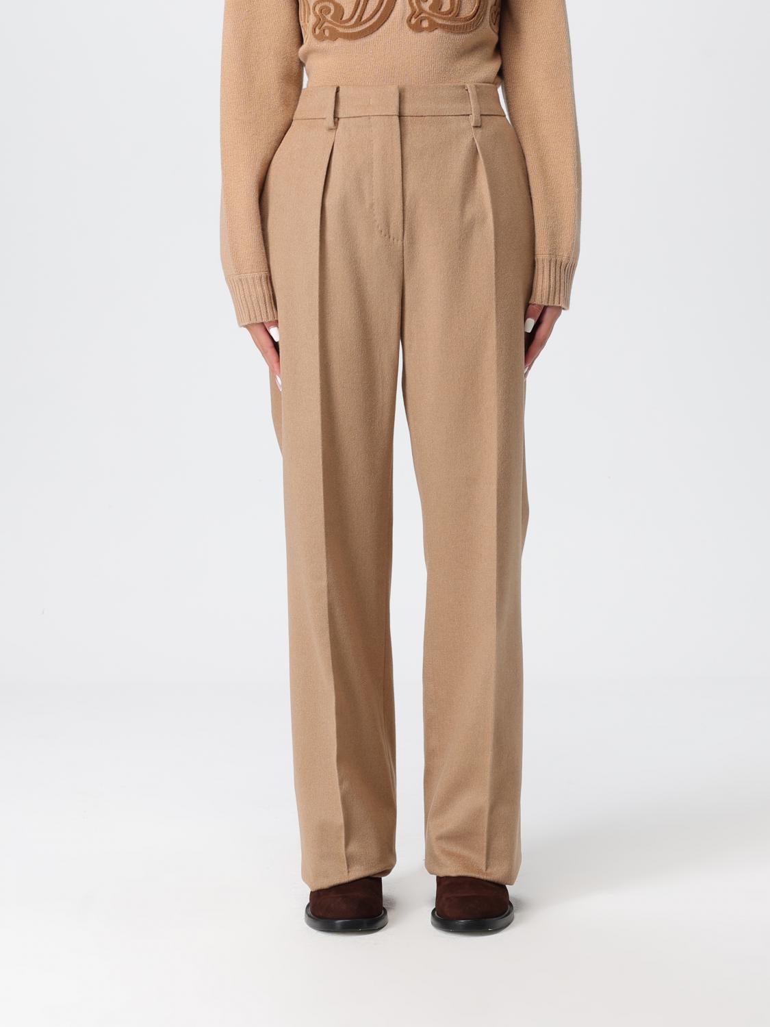 Max Mara Pants Woman Camel MAX MARA