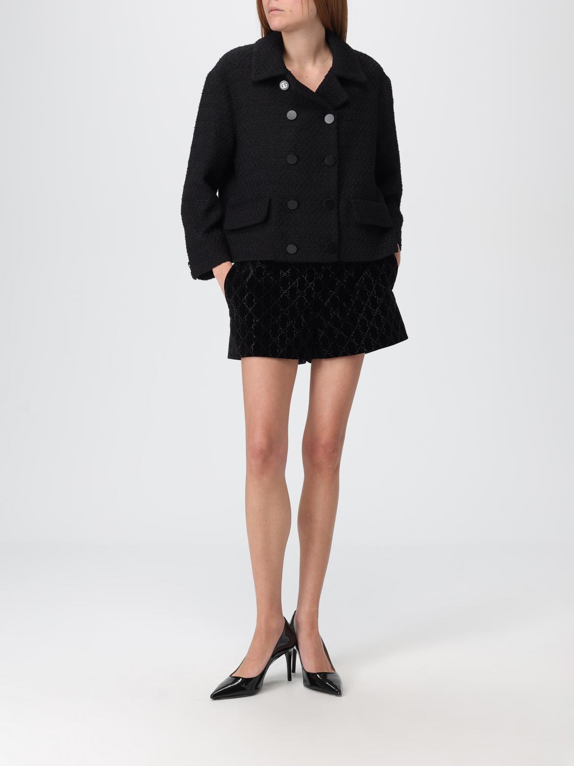Gucci Coat Woman Black GUCCI