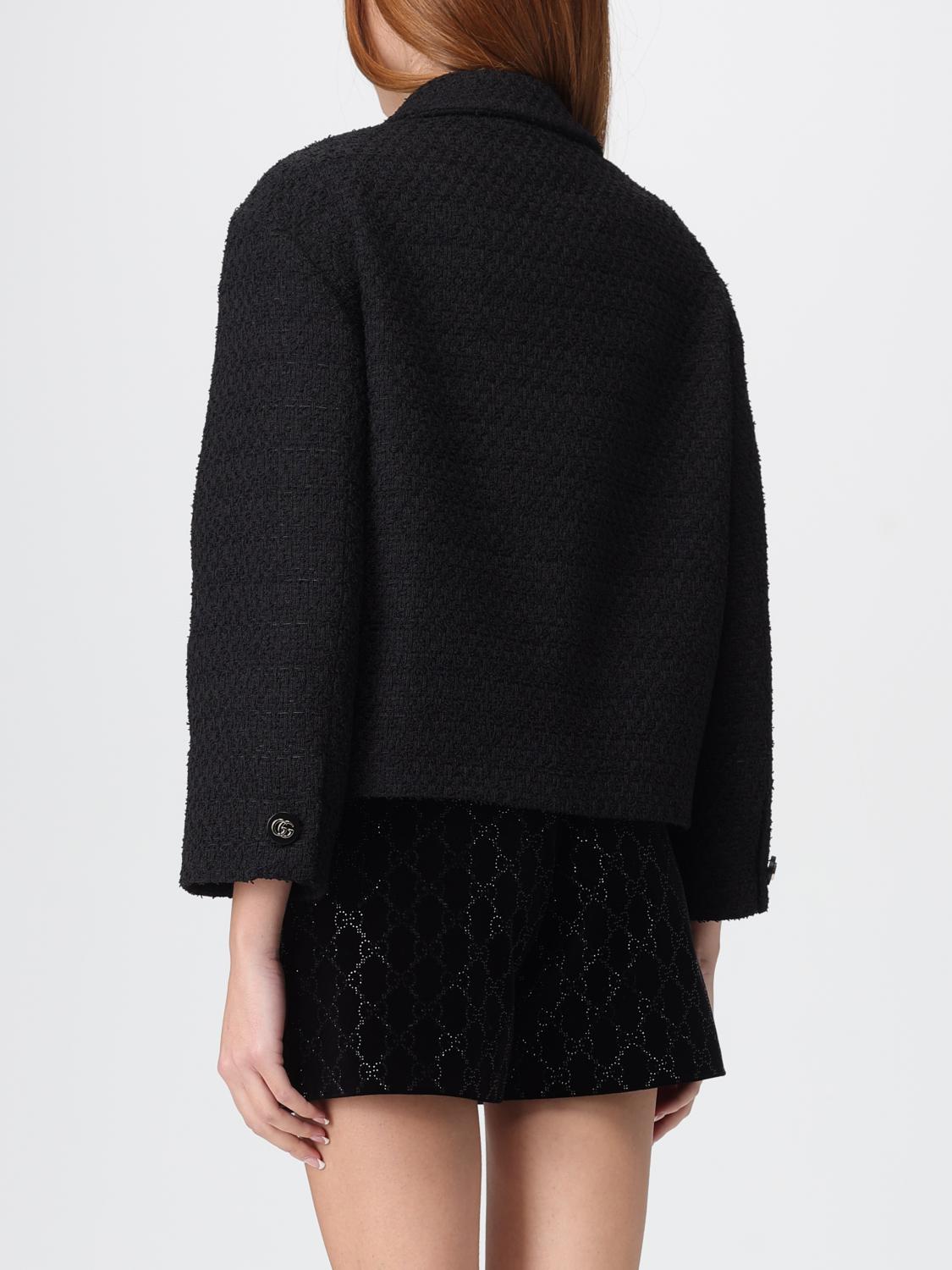 Gucci Coat Woman Black GUCCI