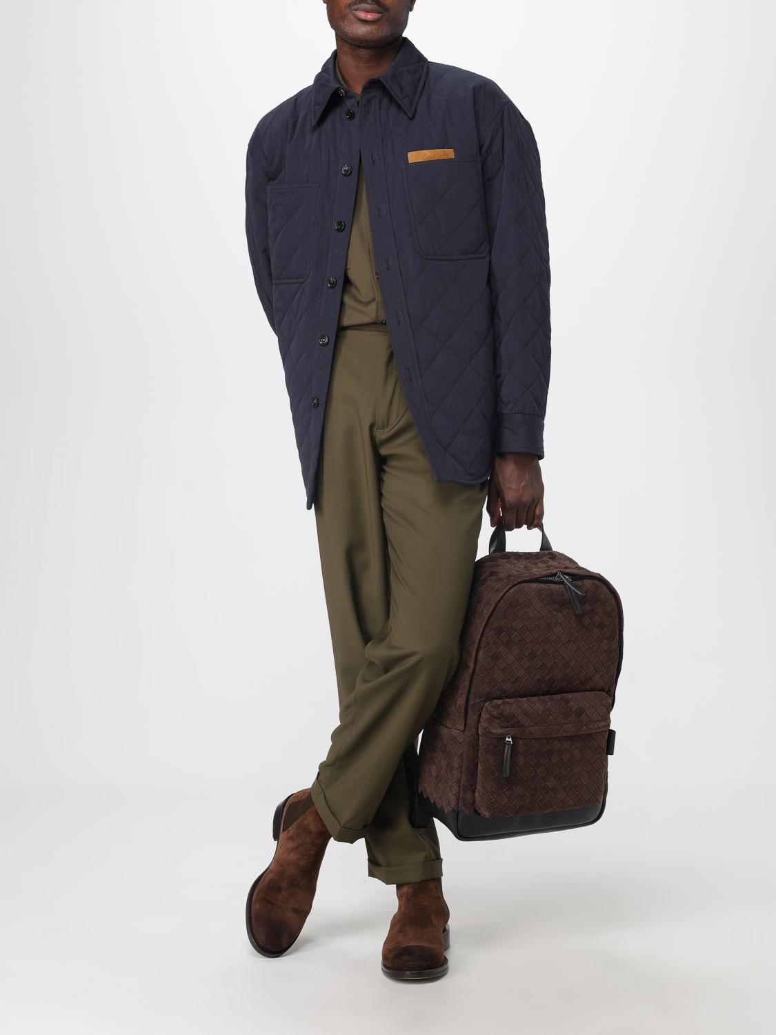 Bottega Veneta Backpack Men Brown BOTTEGA VENETA