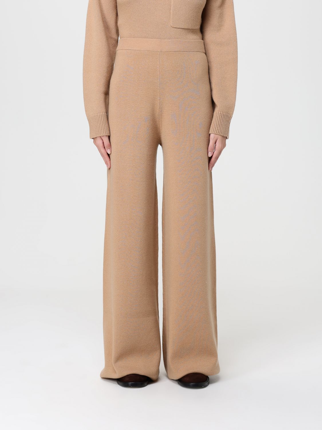 Max Mara Pants Woman Brown MAX MARA