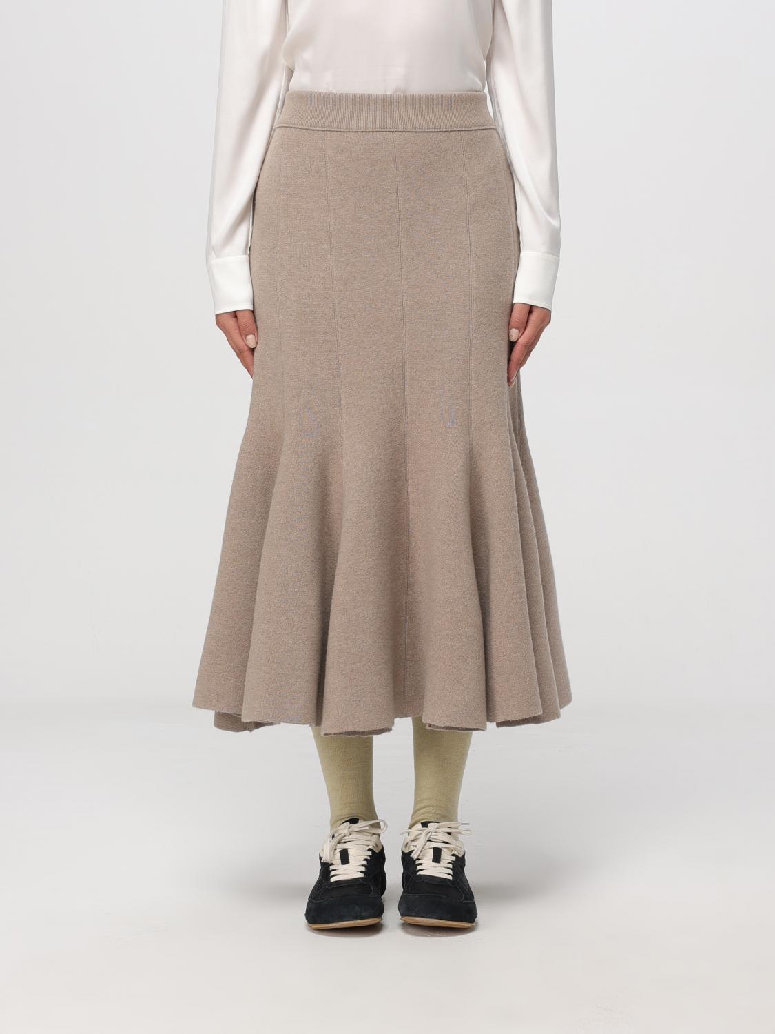 Bottega Veneta Skirt Woman Beige BOTTEGA VENETA