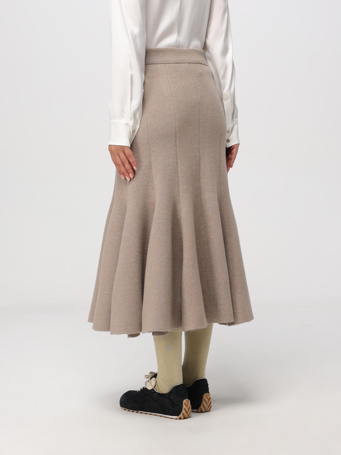 Bottega Veneta Skirt Woman Beige BOTTEGA VENETA