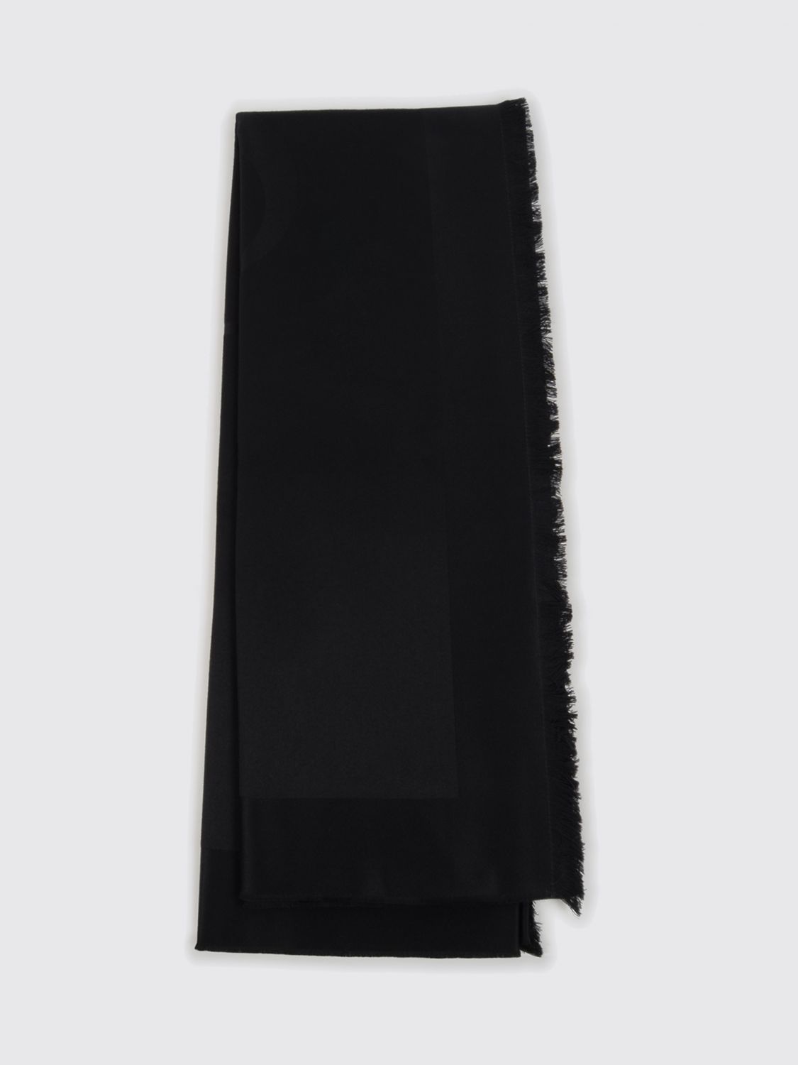 Saint Laurent Scarf Woman Black SAINT LAURENT