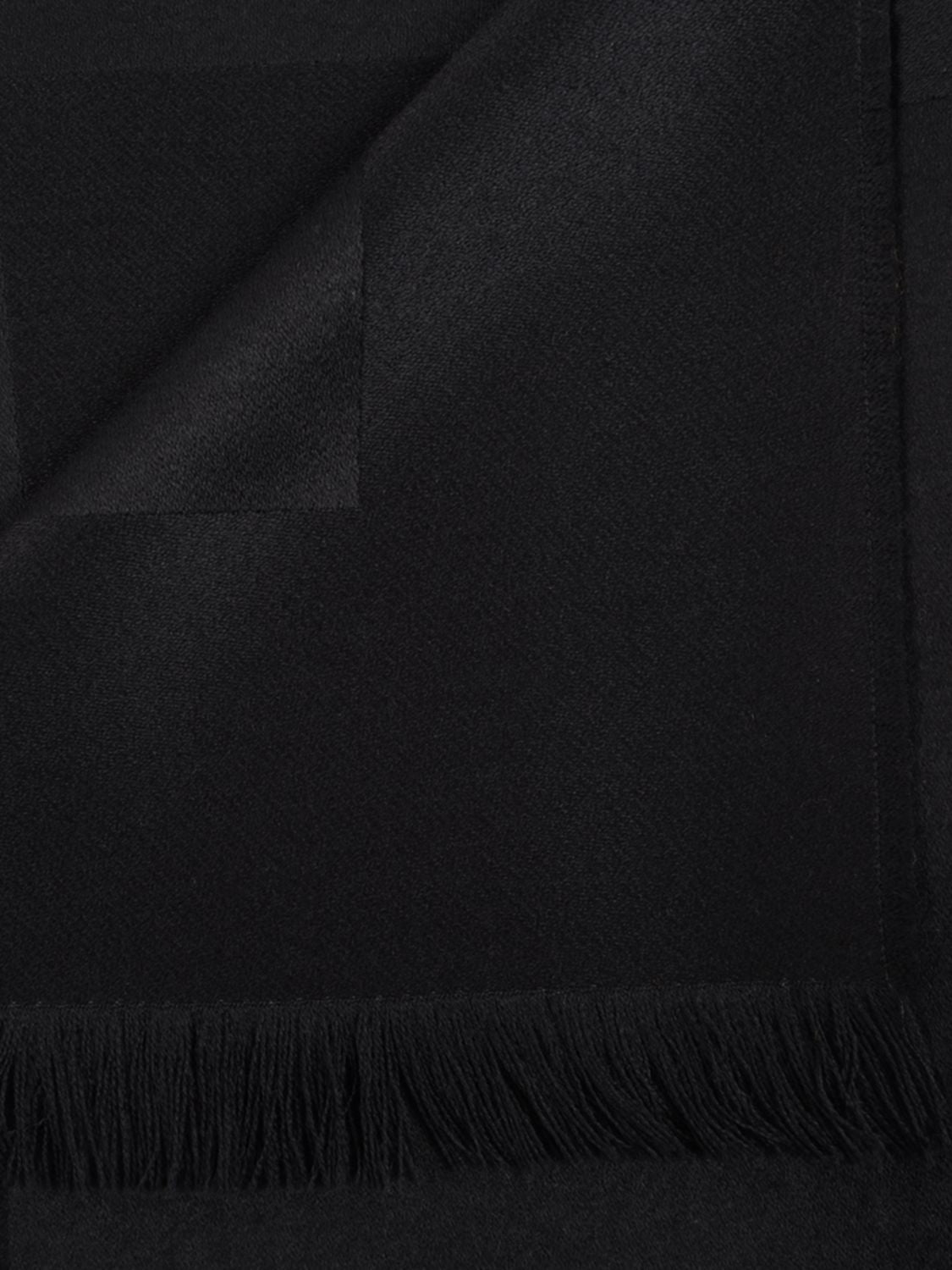 Saint Laurent Scarf Woman Black SAINT LAURENT