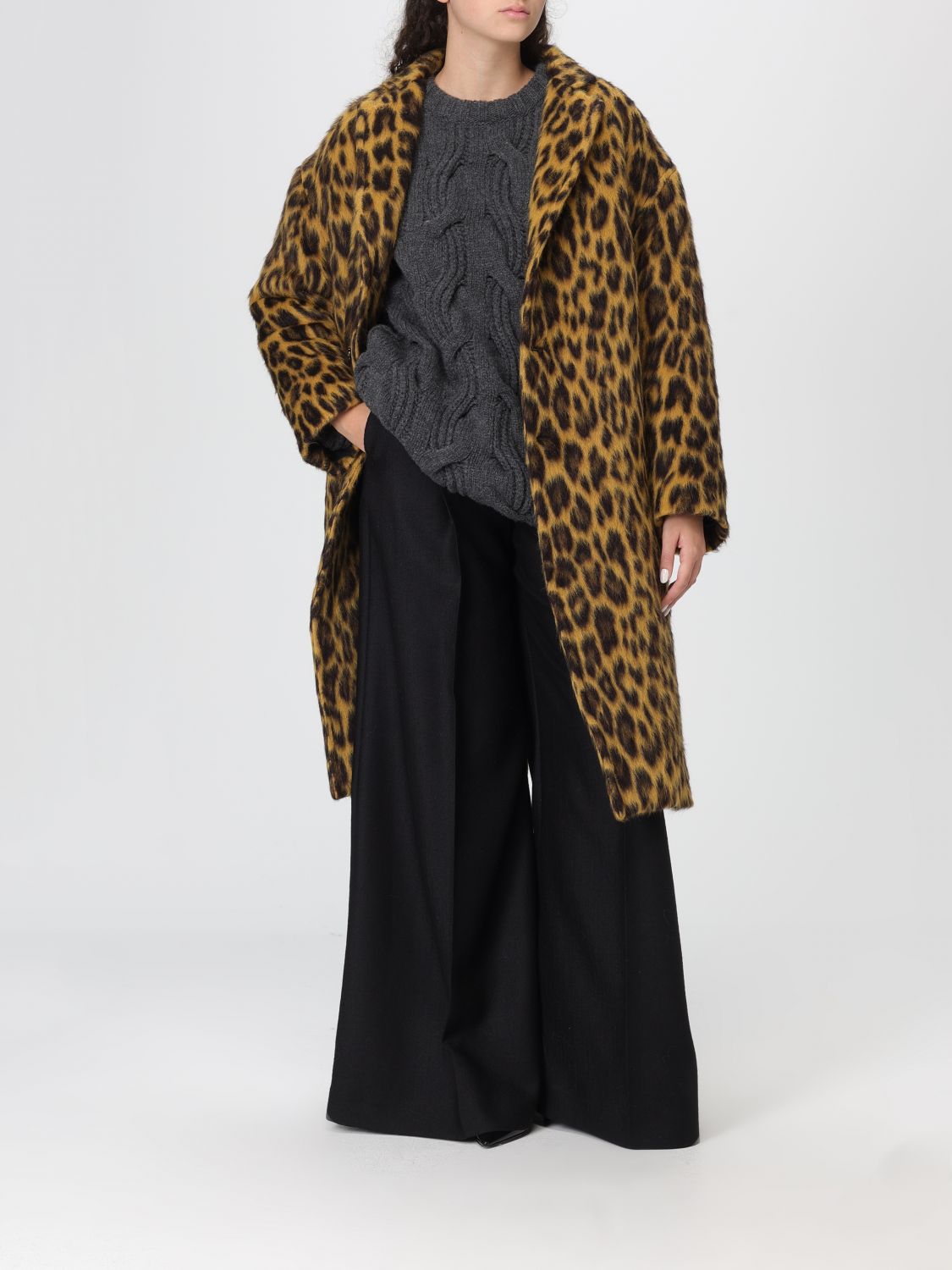 Bottega Veneta Coat Woman Camel BOTTEGA VENETA