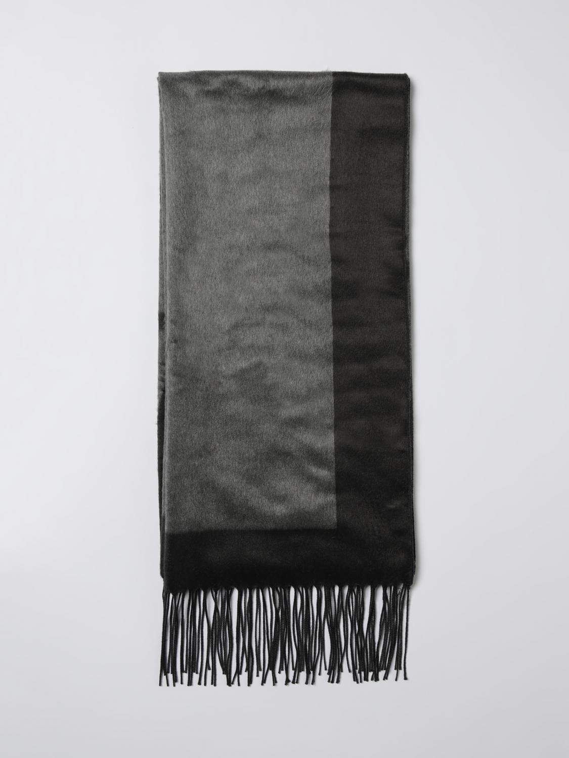 Saint Laurent Scarf Men Grey SAINT LAURENT