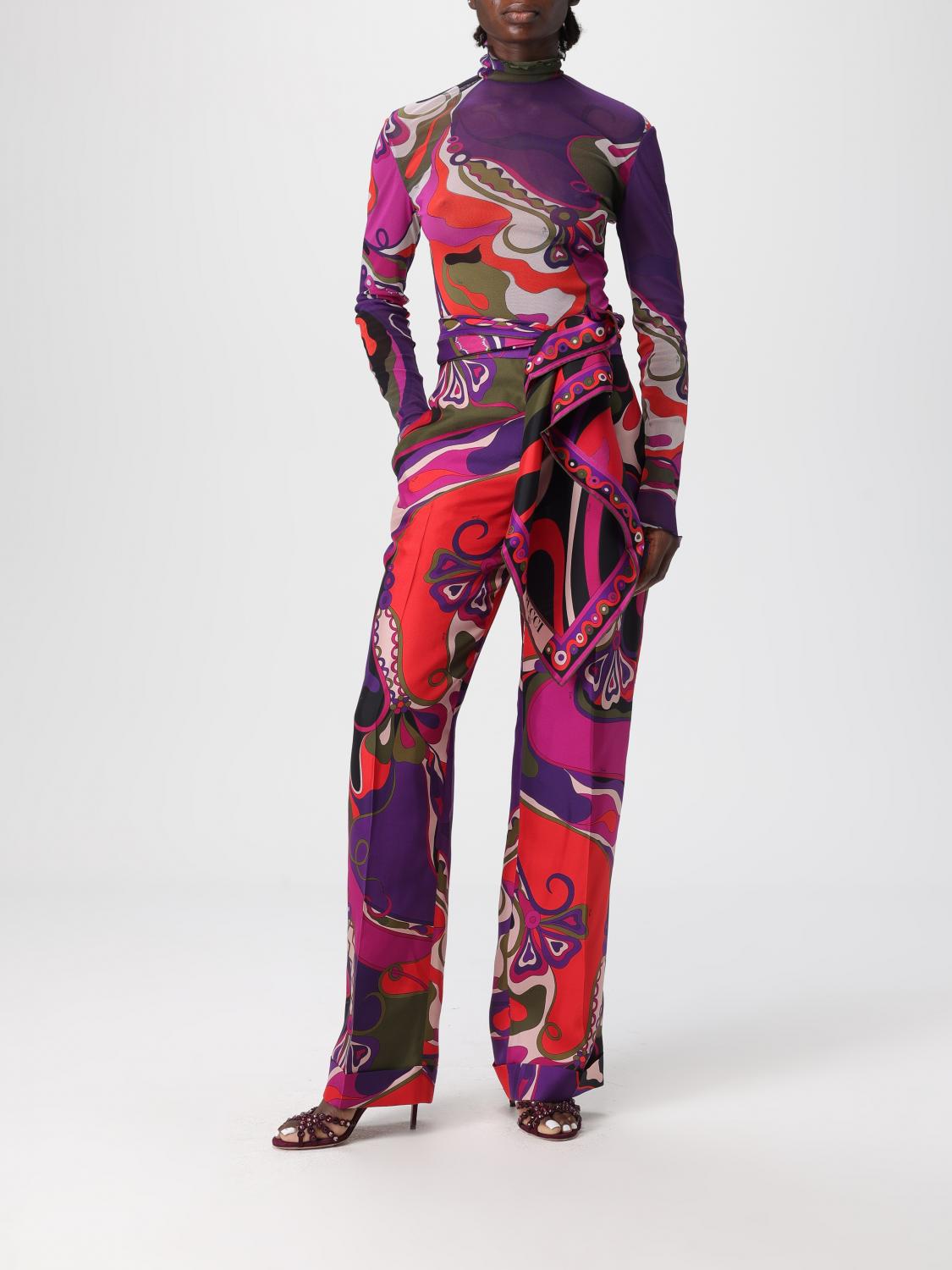 Pucci Pants Woman Multicolor PUCCI