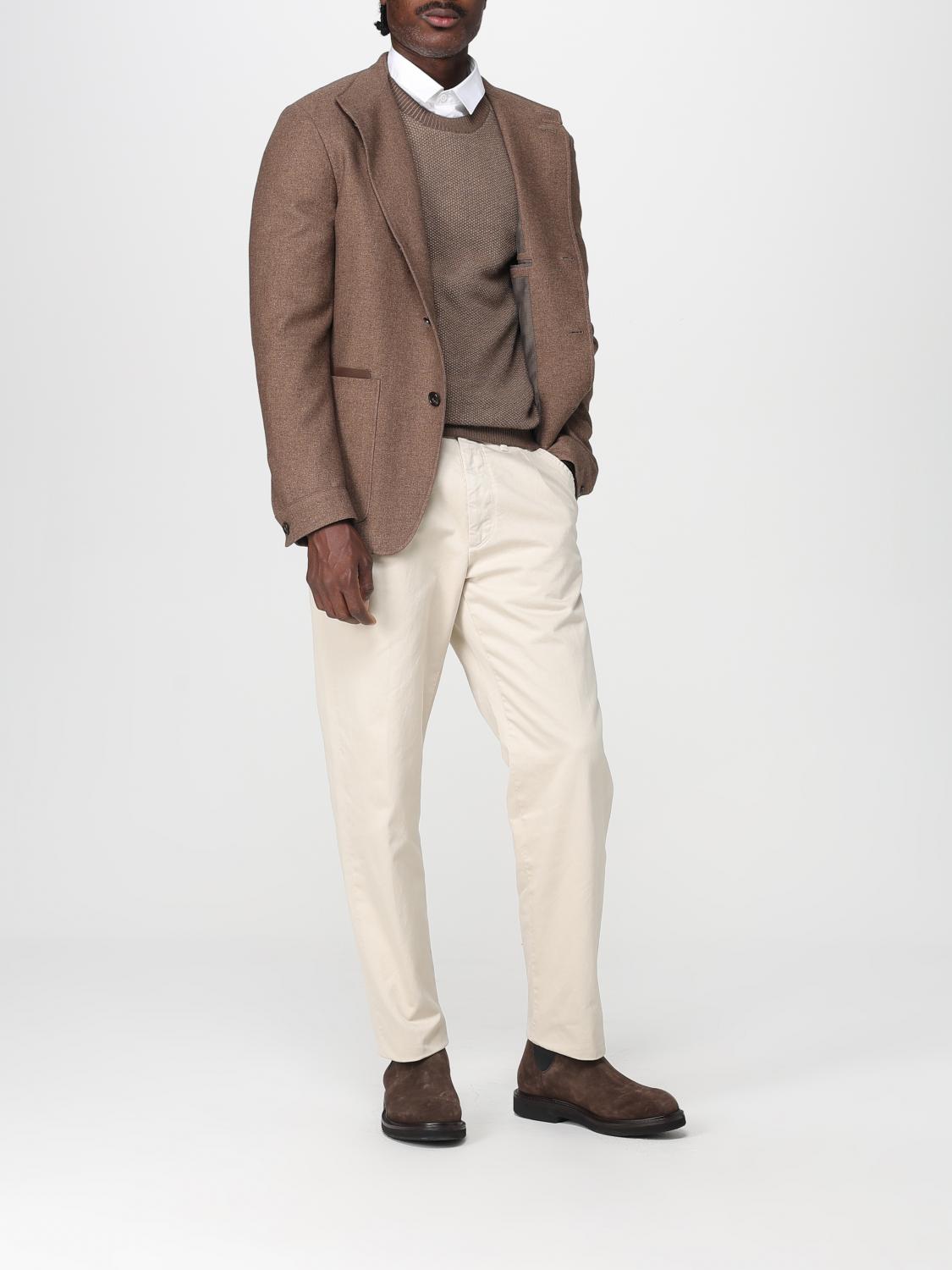 Zegna Jacket Men Brown ZEGNA