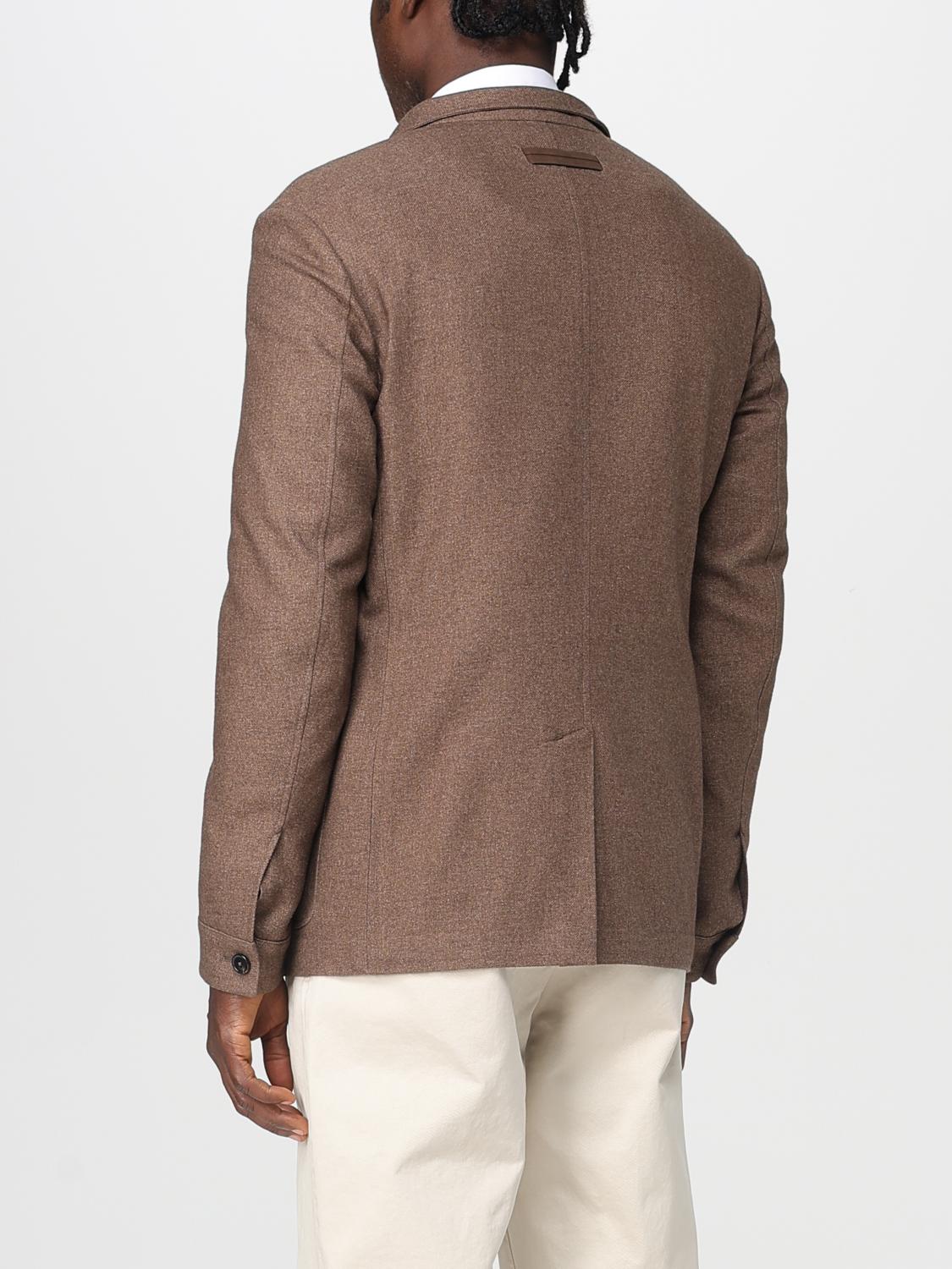 Zegna Jacket Men Brown ZEGNA