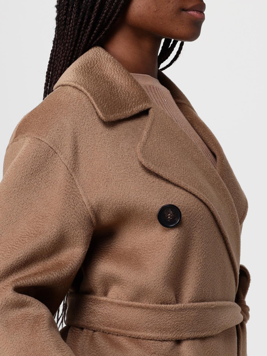 Max Mara Coat Woman Brown MAX MARA