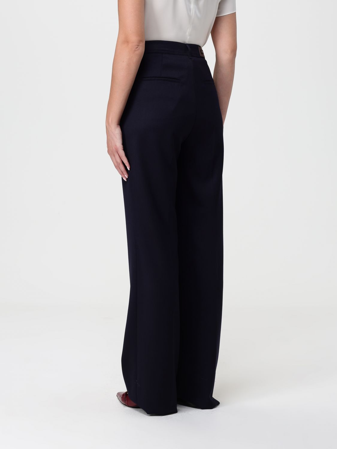 Max Mara Pants Woman Blue MAX MARA