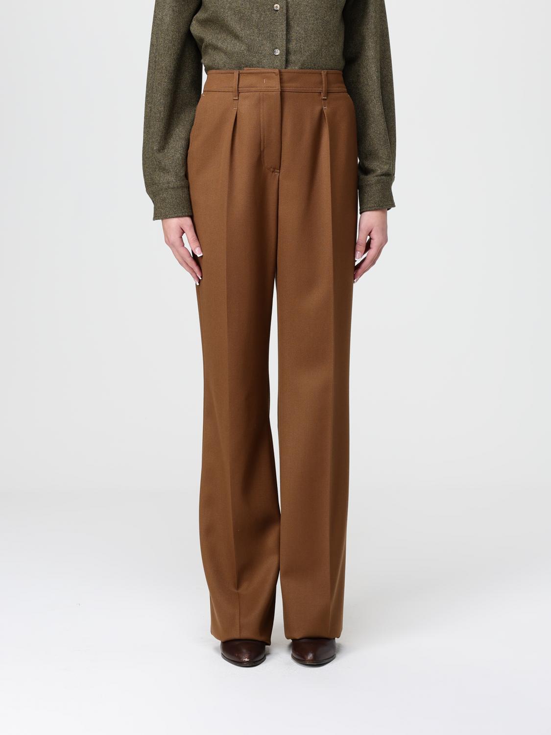 Max Mara Pants Woman Brown MAX MARA