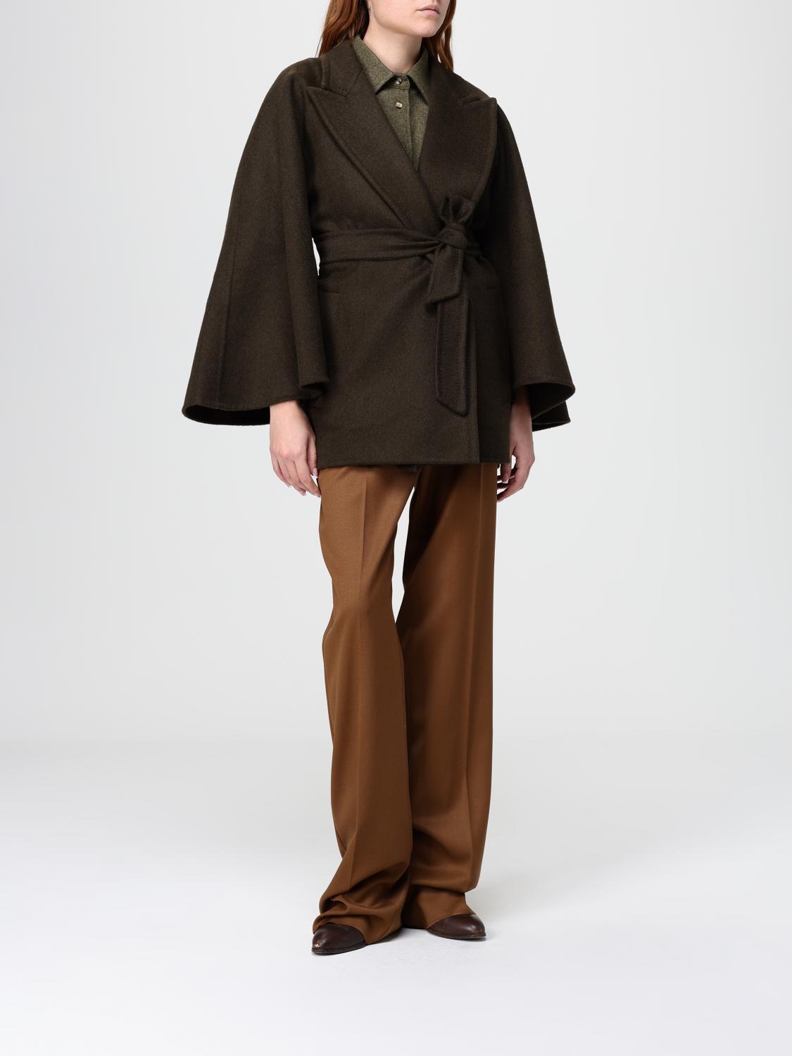 Max Mara Pants Woman Brown MAX MARA