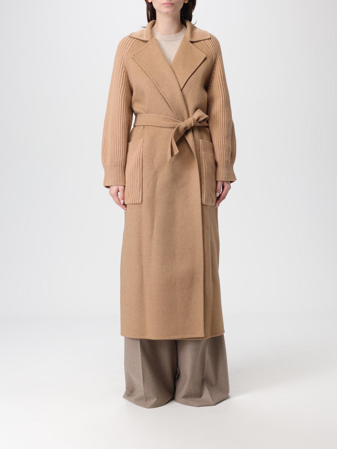 Max Mara Coat Woman Beige MAX MARA