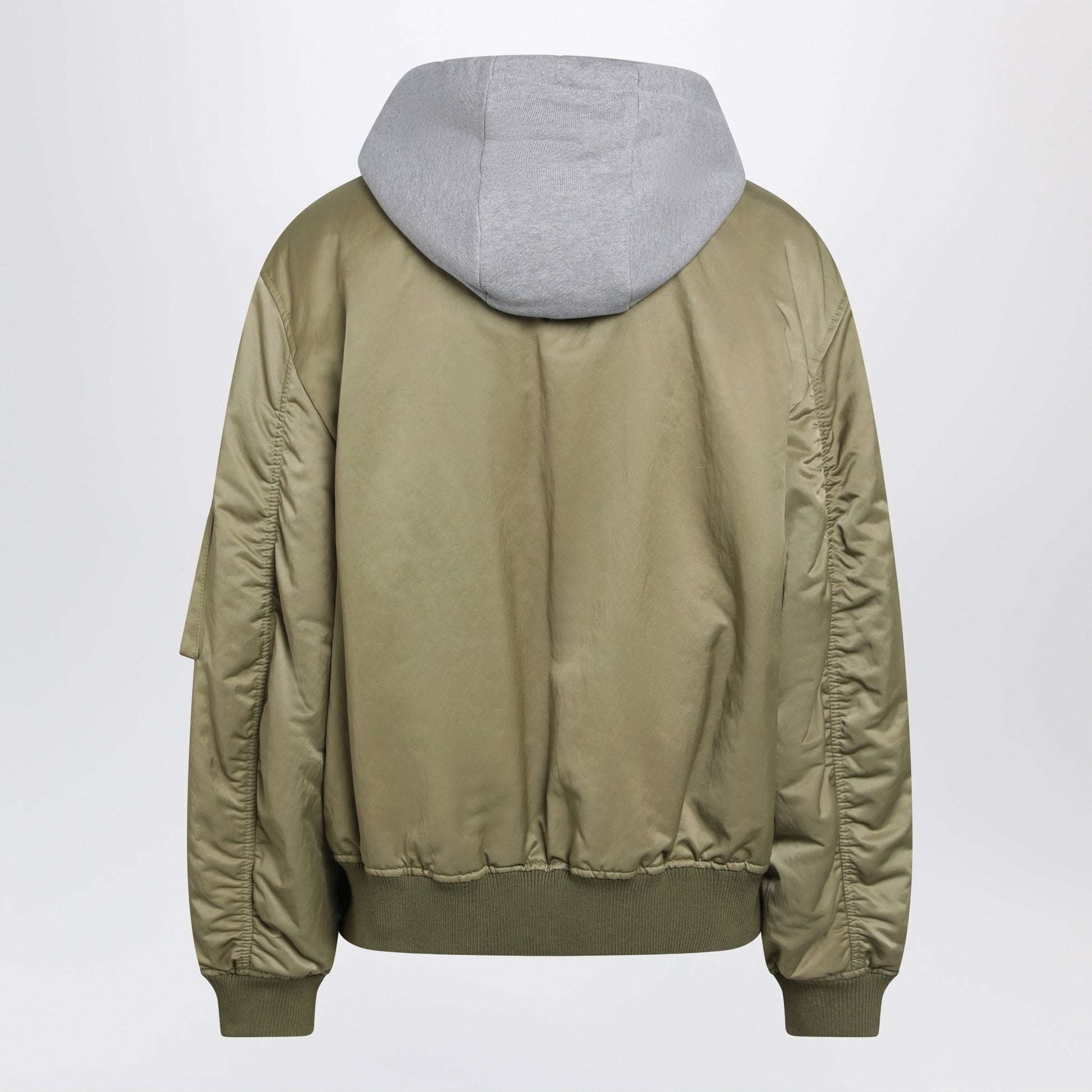 Loewe Khaki Green Bomber Jacket In Technical Fabric Men LOEWE