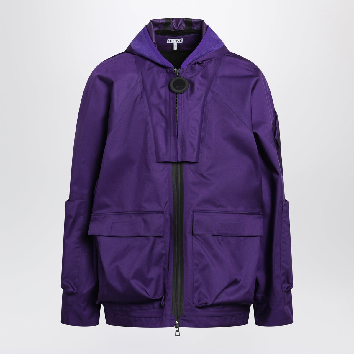 Loewe Purple Polyamide Jacket Men LOEWE