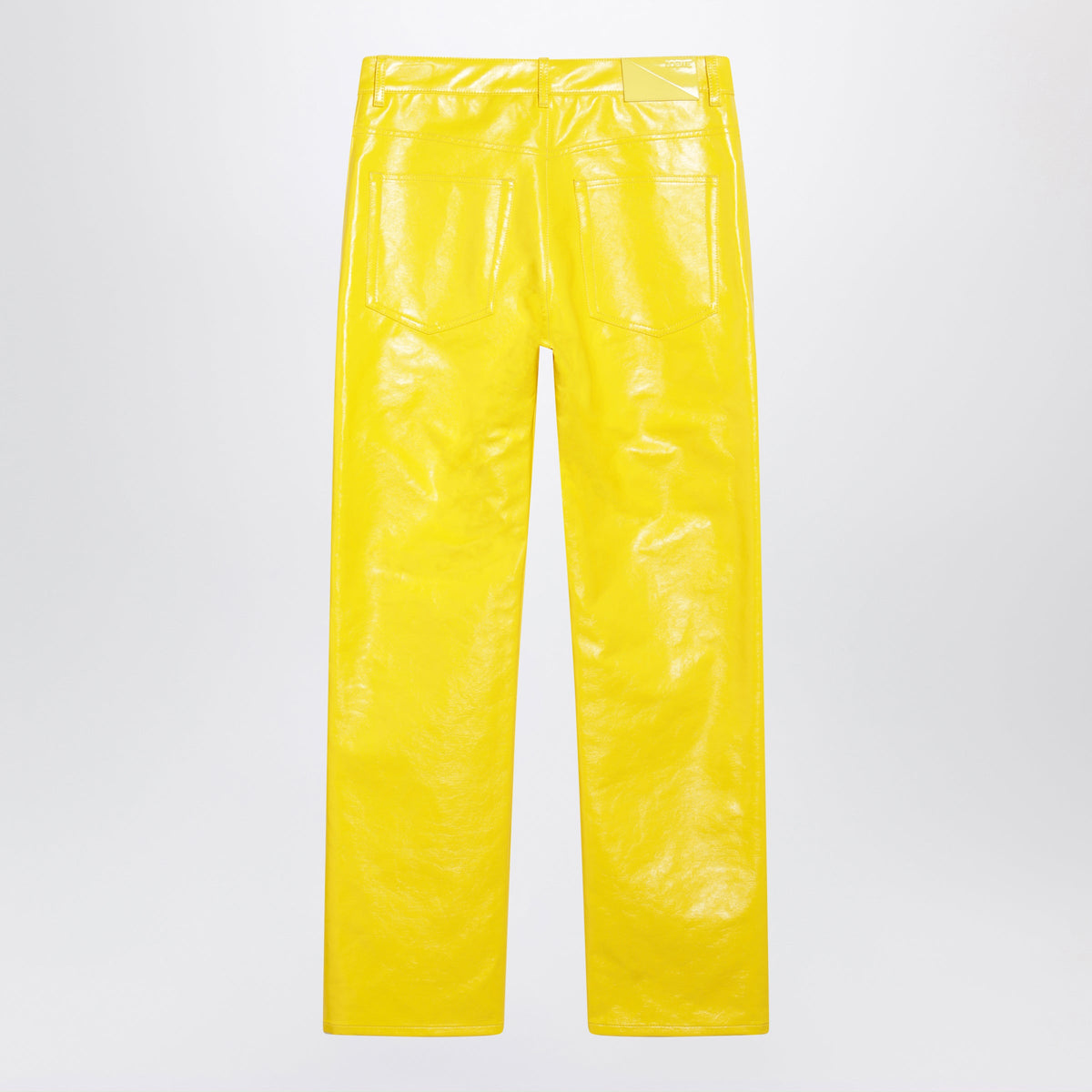 Loewe Yellow Cotton Blend Trousers Men LOEWE