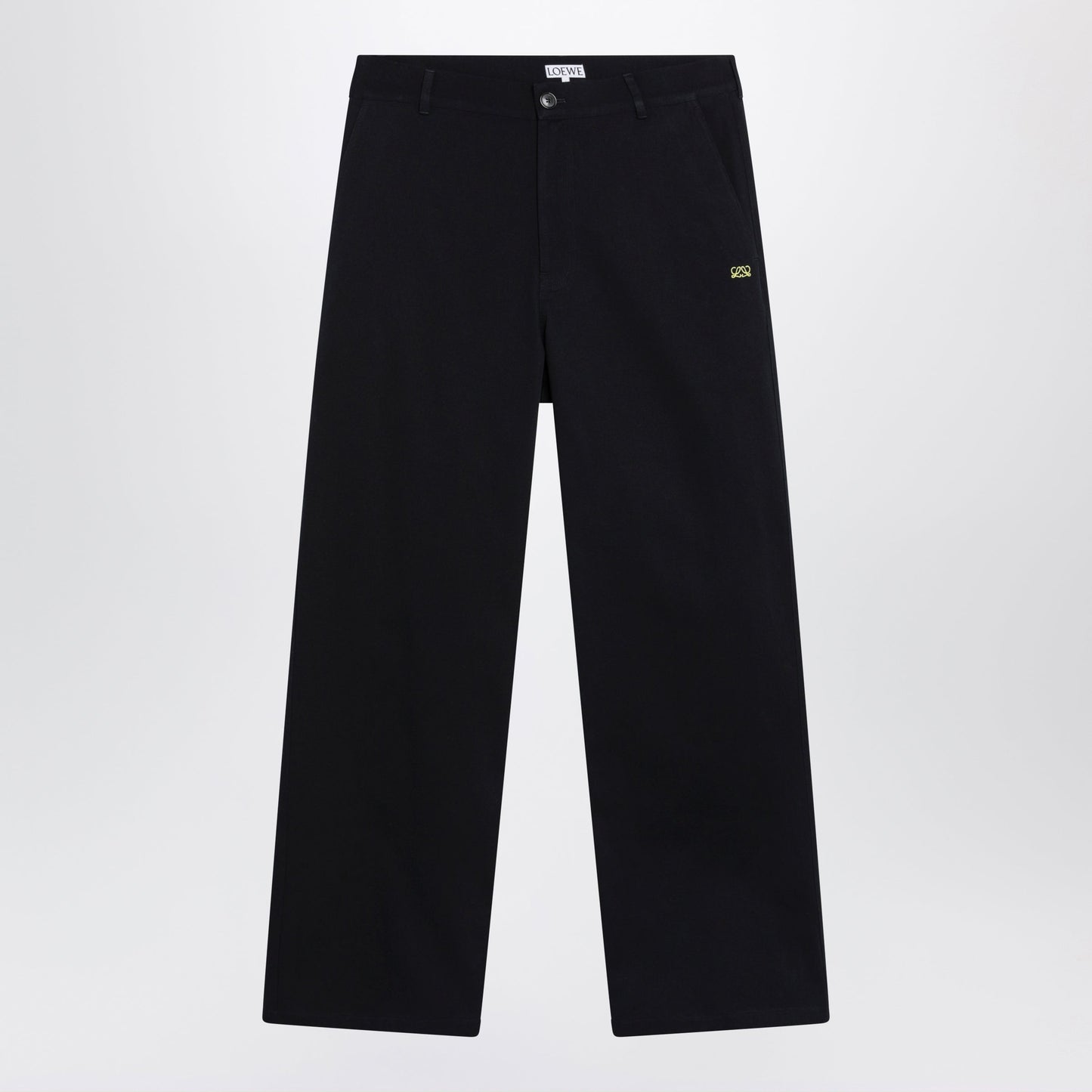 Loewe Regular-Fit Cotton Twill Pants In Dark Navy Men LOEWE