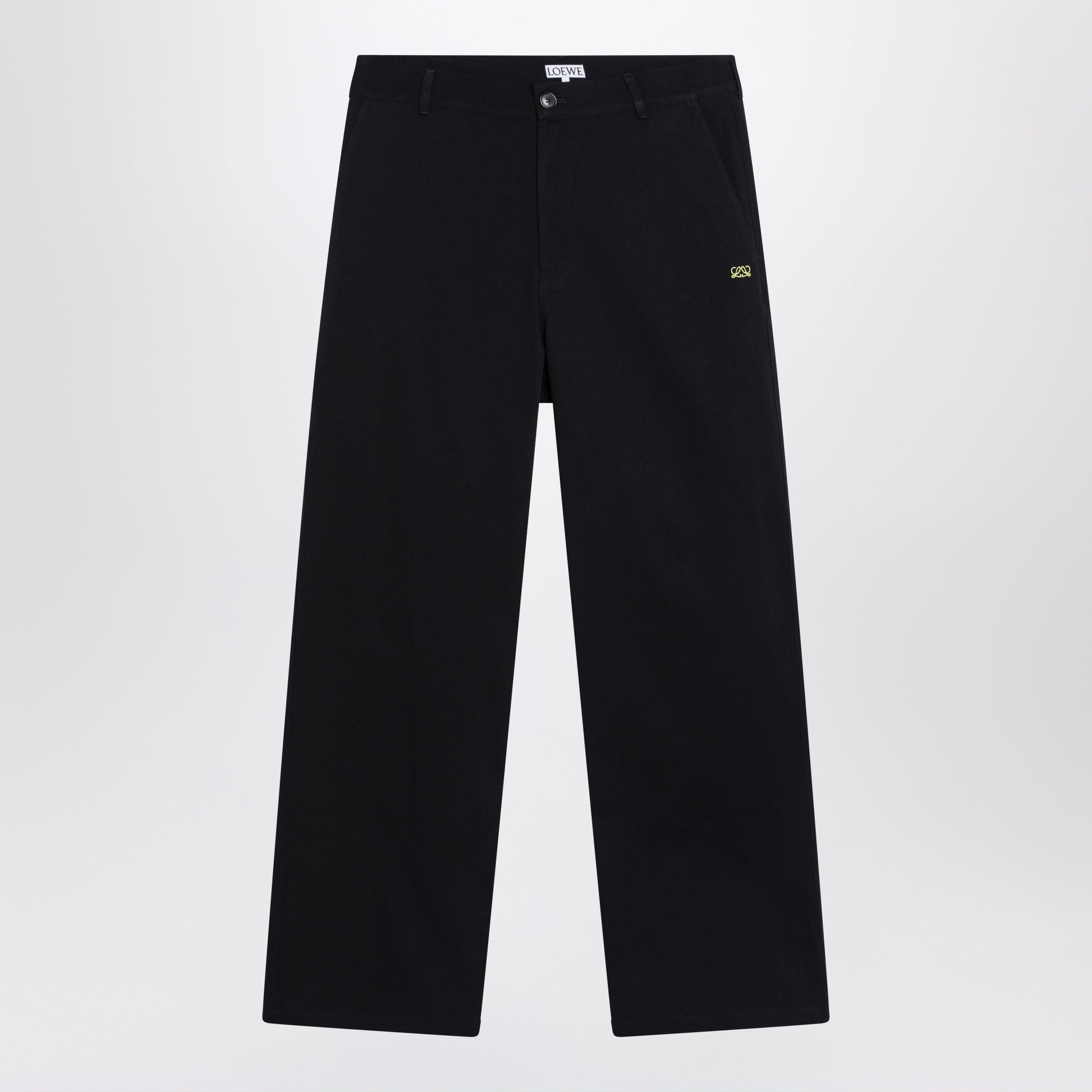 Loewe Regular-Fit Cotton Twill Pants In Dark Navy Men LOEWE