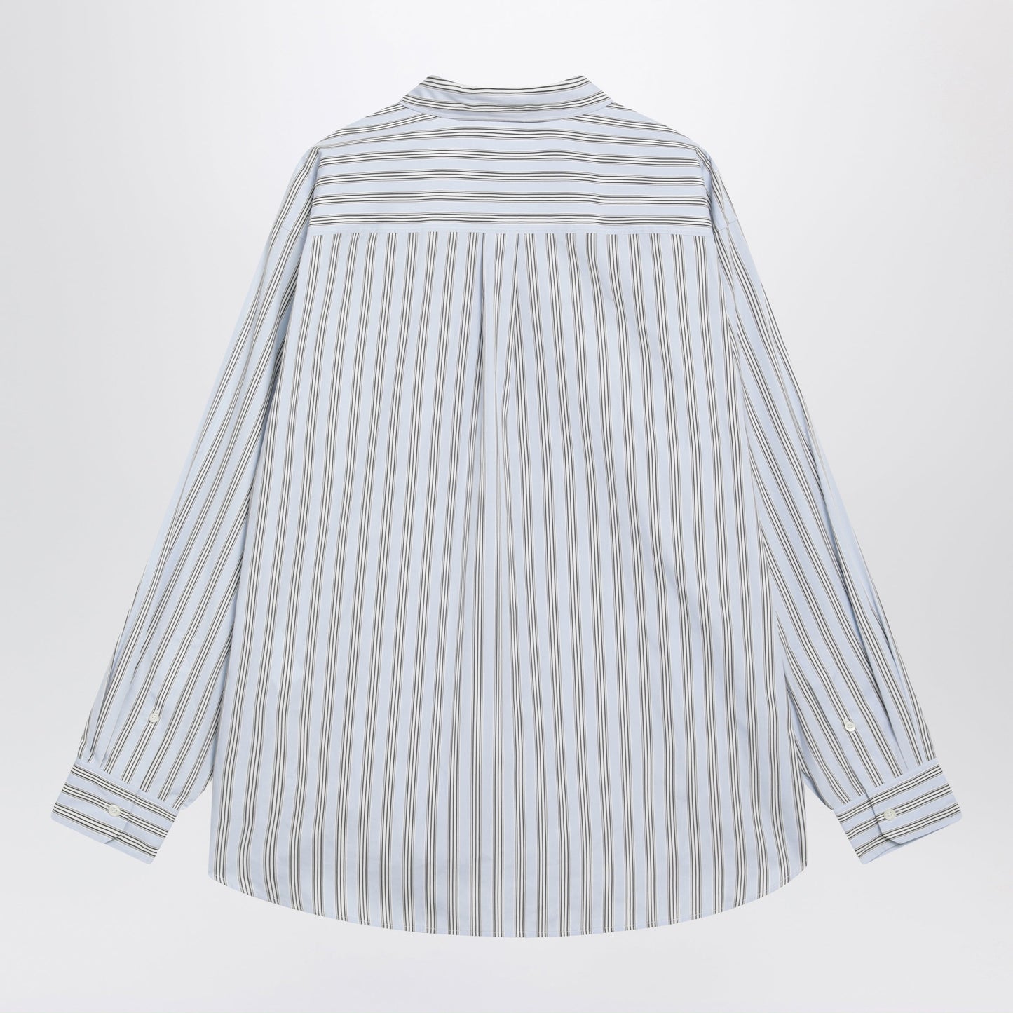 Loewe Light Blue Striped Shirt Men LOEWE