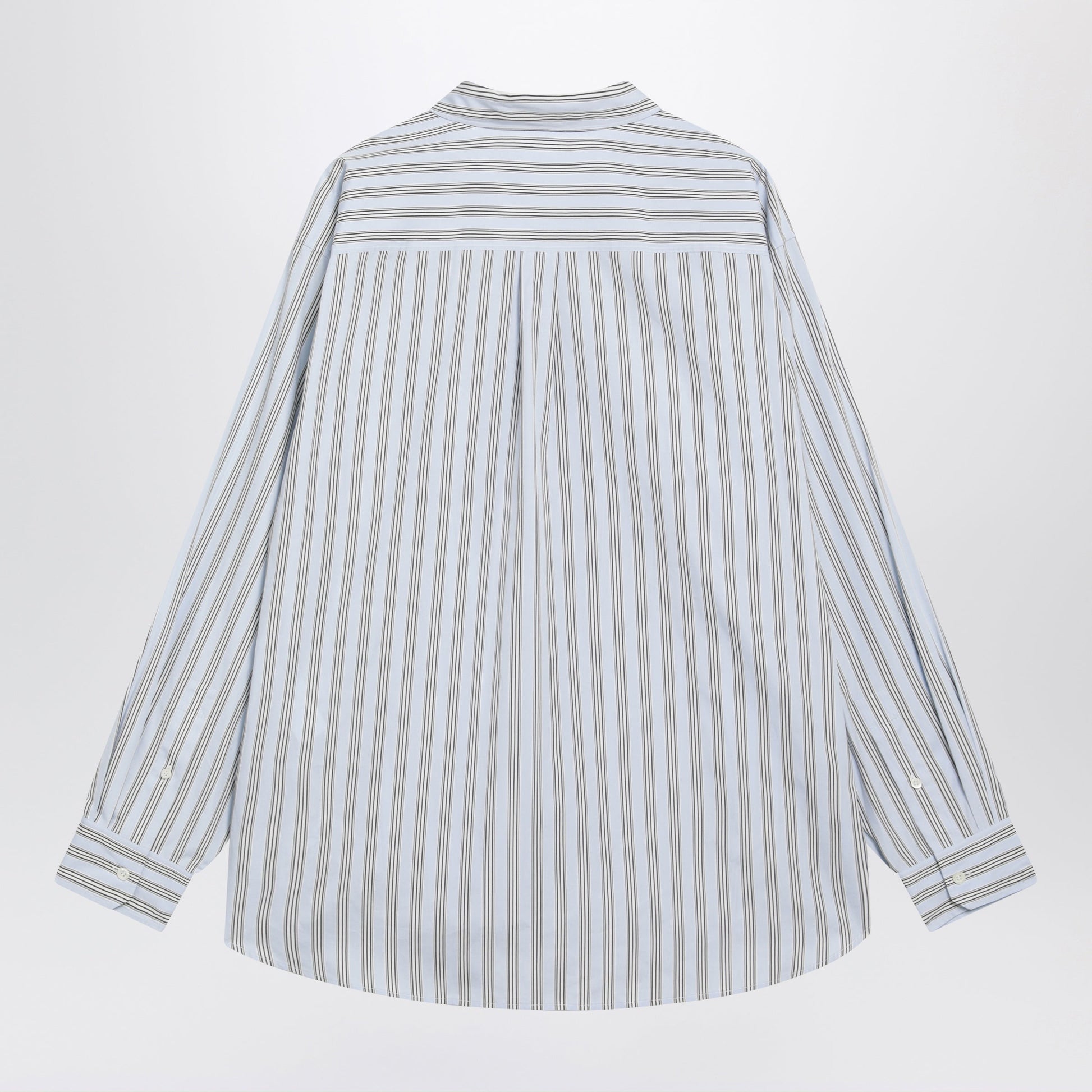 Loewe Light Blue Striped Shirt Men LOEWE