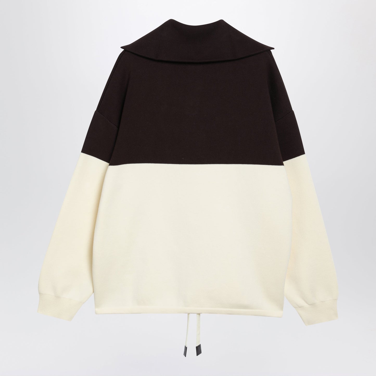 Loewe Brown/Yellow Half-Zip Sweatshirt In Cotton Blend Men LOEWE