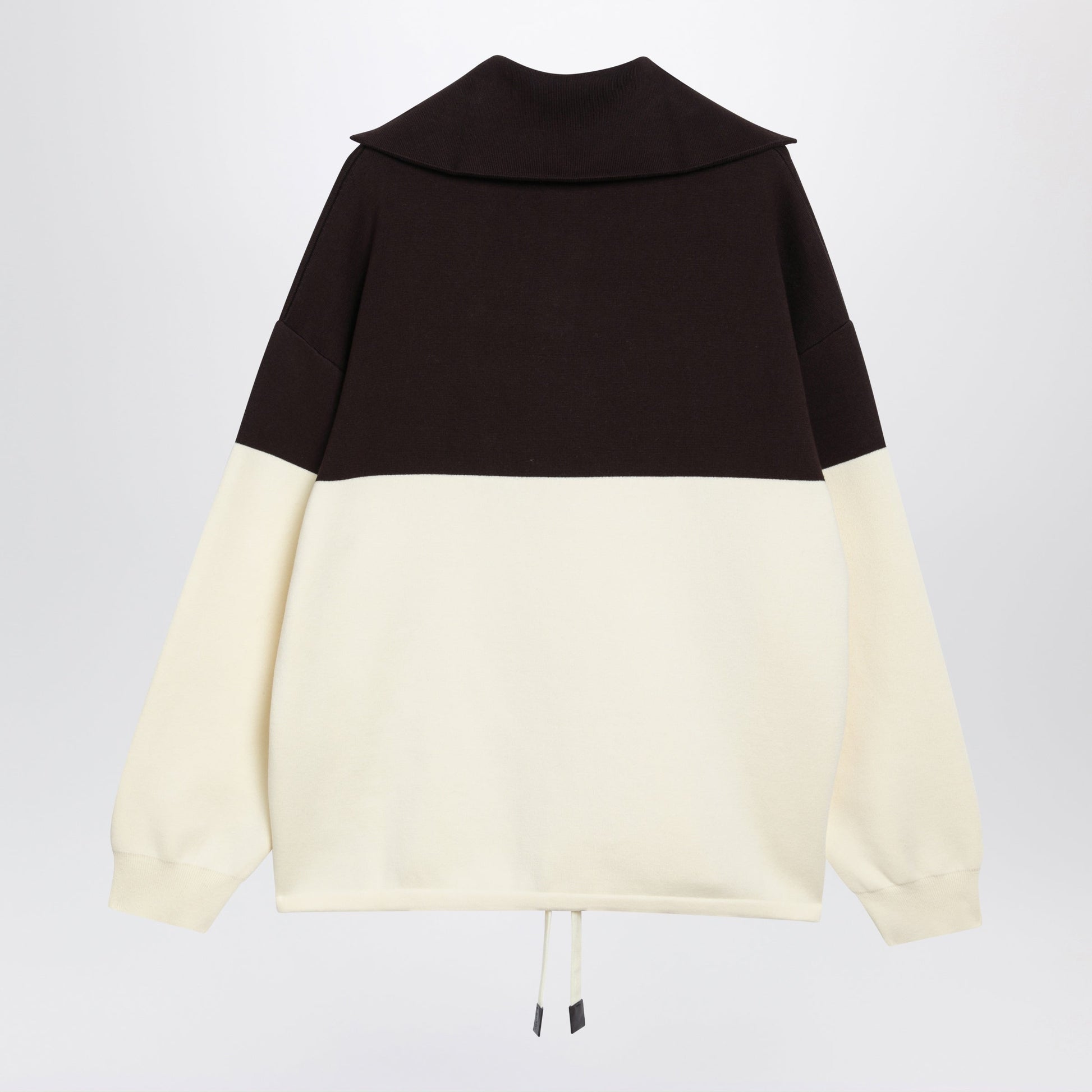 Loewe Brown/Yellow Half-Zip Sweatshirt In Cotton Blend Men LOEWE