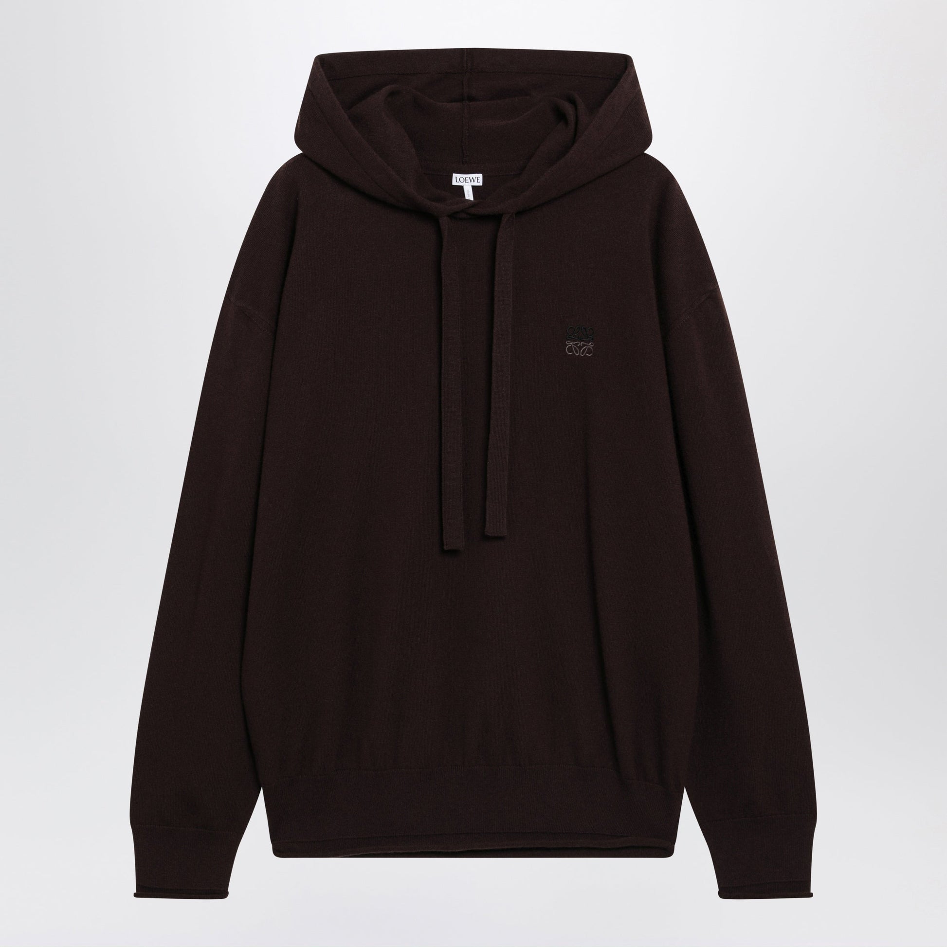 Loewe Dark Brown Hooded Sweatshirt Men LOEWE
