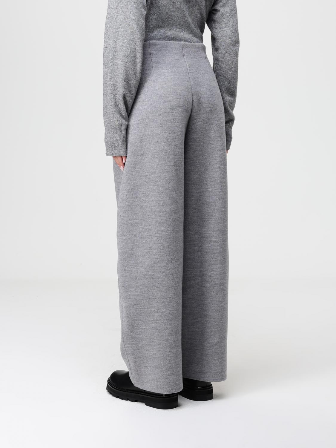 Max Mara Pants Woman Grey MAX MARA