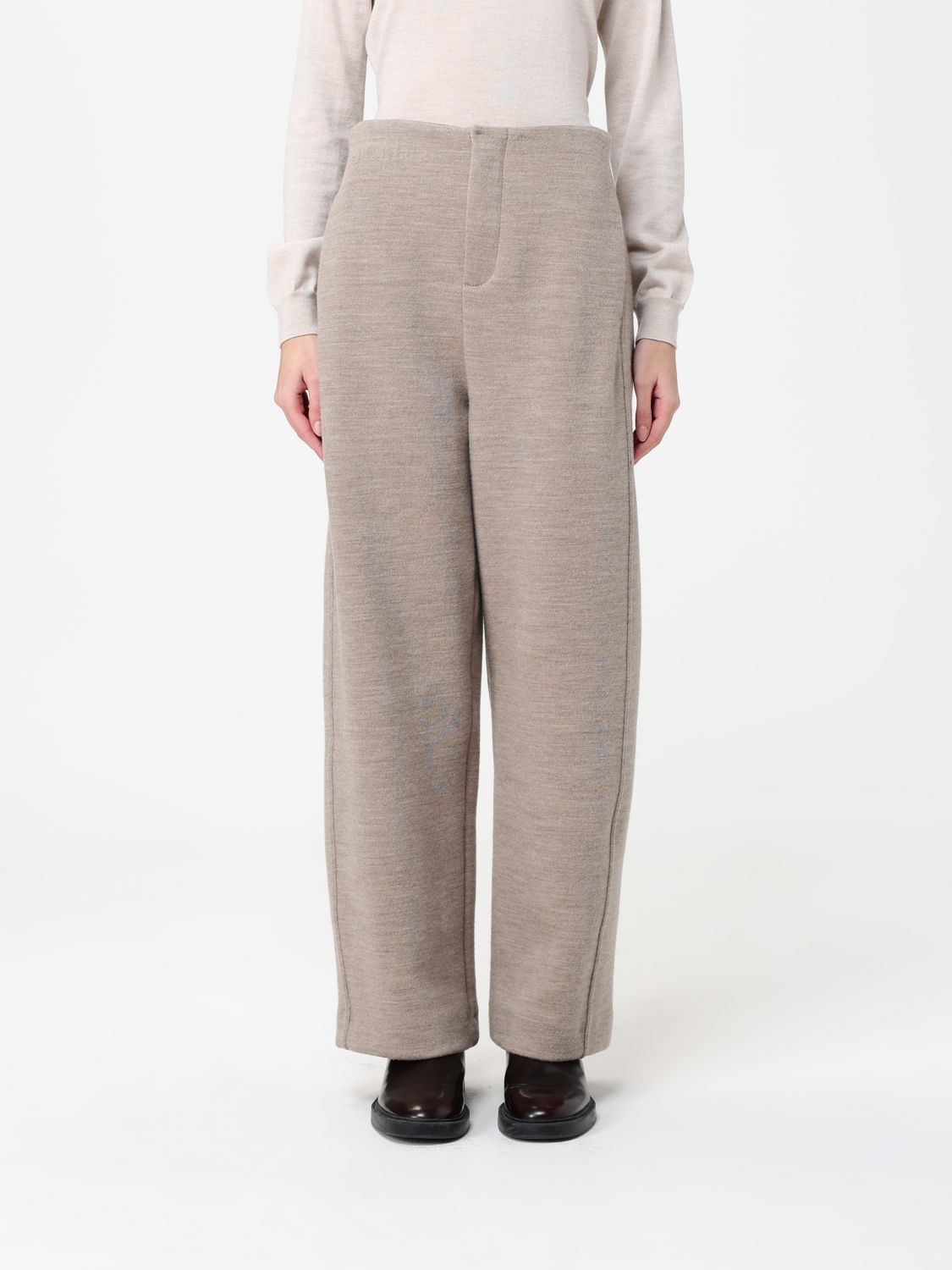Max Mara Pants Woman Beige MAX MARA