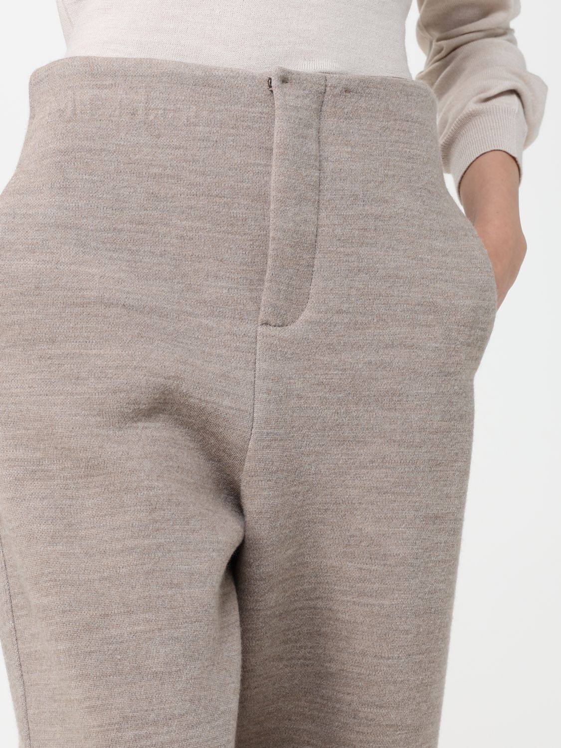 Max Mara Pants Woman Beige MAX MARA