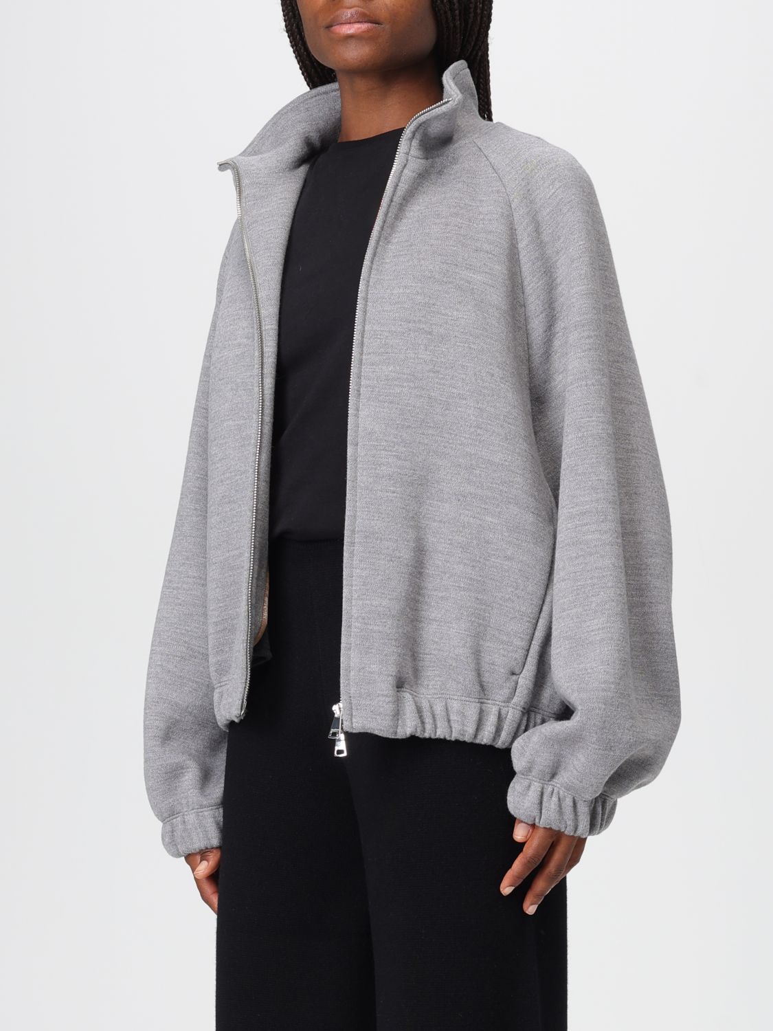 Max Mara Sweatshirt Woman Grey MAX MARA